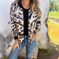 KaleaBoutique Women's Zebra-Print Zip Jacket - KaleaBoutique.com
