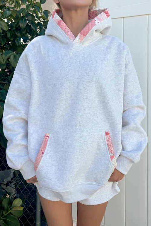 KaleaBoutique Comfortable Contrast Patchwork Oversized Hoodie - KaleaBoutique.com