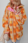KaleaBoutique Checkered Sherpa Hooded Jacket - KaleaBoutique.com