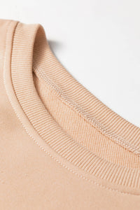KaleaBoutique Stylish Horseshoe Embroidered Patch Graphic Drop Shoulder Sweatshirt - KaleaBoutique.com