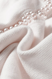 KaleaBoutique Stylish Pearl Embellished Open Front Elegant Cardigan - KaleaBoutique.com