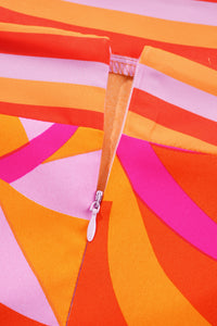 KaleaBoutique Stylish Abstract Print Knotted Shoulder High Waist Maxi Dress - KaleaBoutique.com