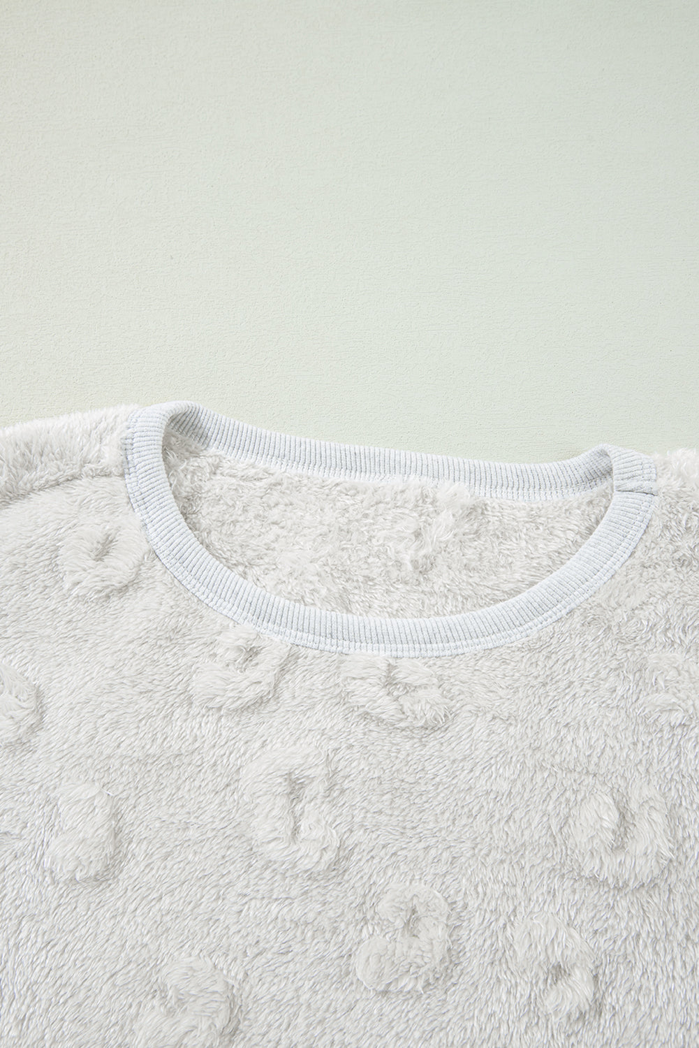 KaleaBoutique Comfortable Textured Leopard Fleece Loose Two Piece Lounge Set - KaleaBoutique.com