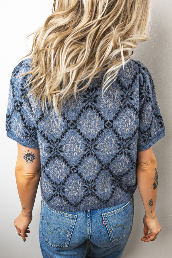 KaleaBoutique Stylish Short Sleeve Button Front Boho Knit Top Cardigan - KaleaBoutique.com