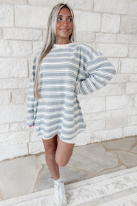 KaleaBoutique Comfortable Long Sleeve Round Neck Tunic Top - KaleaBoutique.com