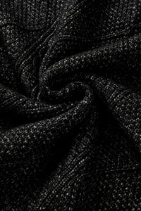 KaleaBoutique Stylish Cable Knit Drop Shoulder Loose Fit Sweater Dress - KaleaBoutique.com