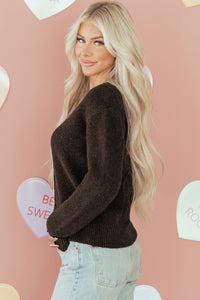 KaleaBoutique Comfortable Heart Metal Button V Neck Cardigan Sweater - KaleaBoutique.com