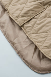 KaleaBoutique Stylish Quilted Snap Button Hooded Puffer Coat - KaleaBoutique.com