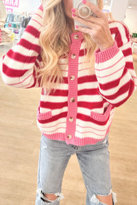 KaleaBoutique Stylish V Neck Long Sleeve Regular Fit Cardigan - KaleaBoutique.com