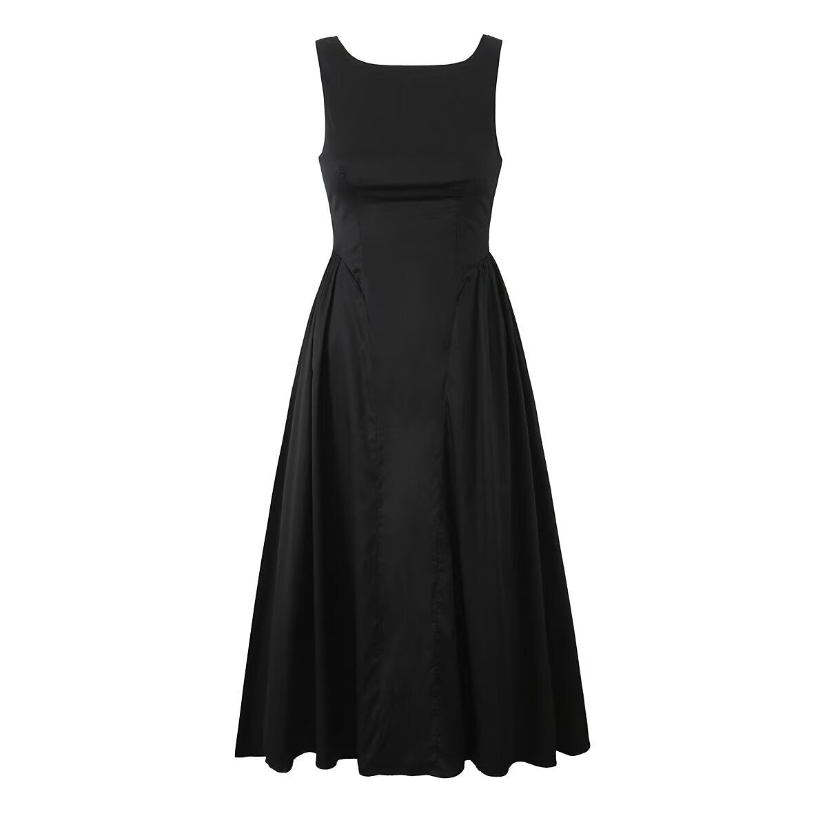 Elegant Boat-neck Waist Slimming Dress Women - KaleaBoutique.com