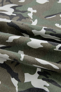 KaleaBoutique Stylish Camo Chest Pockets Loose Jean Jacket - KaleaBoutique.com