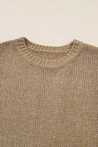 KaleaBoutique Stylish Oversize Drop Shoulder Slouchy Sweater Dress - KaleaBoutique.com