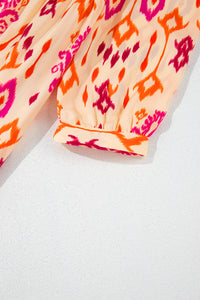 Western Abstract Geometric Printed Maxi Dress - KaleaBoutique.com