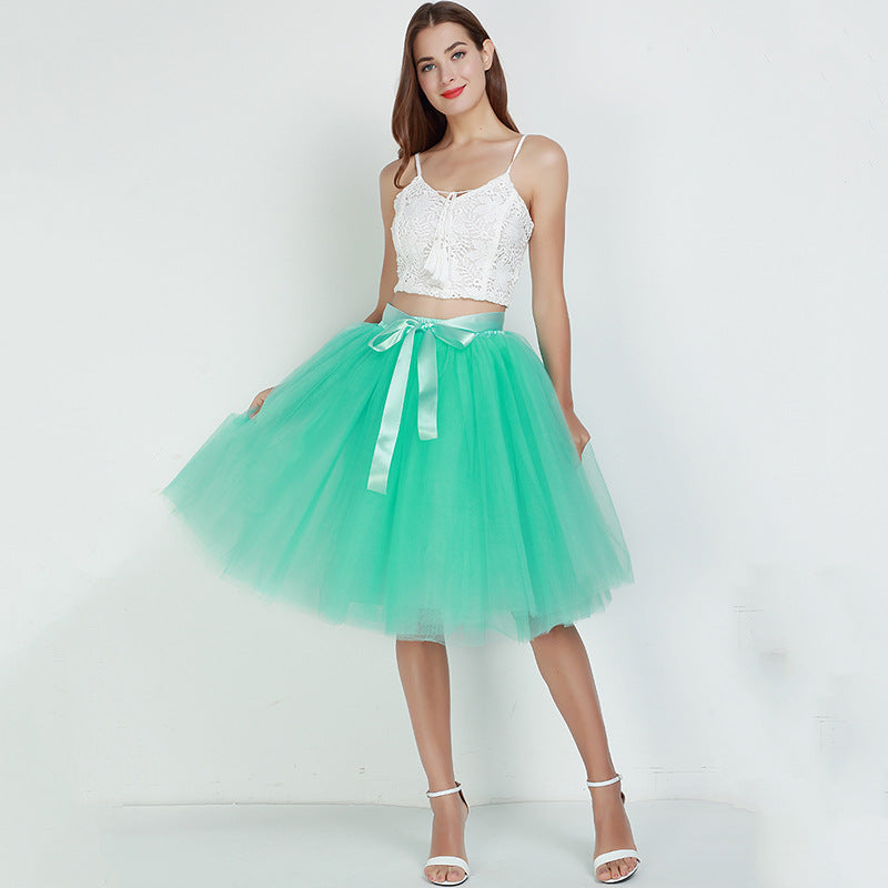 Women's High-Waist Layered Tulle Tutu Skirt - KaleaBoutique.com