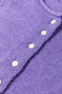 KaleaBoutique Comfortable Solid Color Knit Button Drop Shoulder Sweater Cardigan - KaleaBoutique.com