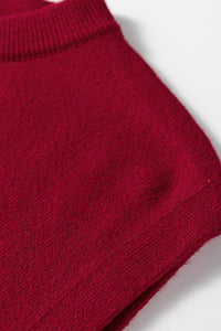 KaleaBoutique Comfortable Solid Color Crew Neck Knit Cap Sleeve Sweater - KaleaBoutique.com