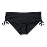 Women's Black High-Waist Or Side Drawstring Ties Swim Briefs - KaleaBoutique.com