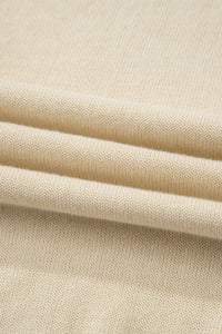 KaleaBoutique Stylish Buttoned Front Rolled Hem Cap Sleeve Sweater Top - KaleaBoutique.com
