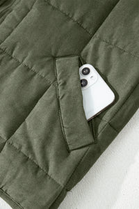 Zip-Up Pocket Quilted Jacket - KaleaBoutique.com