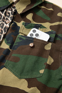Leopard Camo Patchwork Oversize Shacket - KaleaBoutique.com