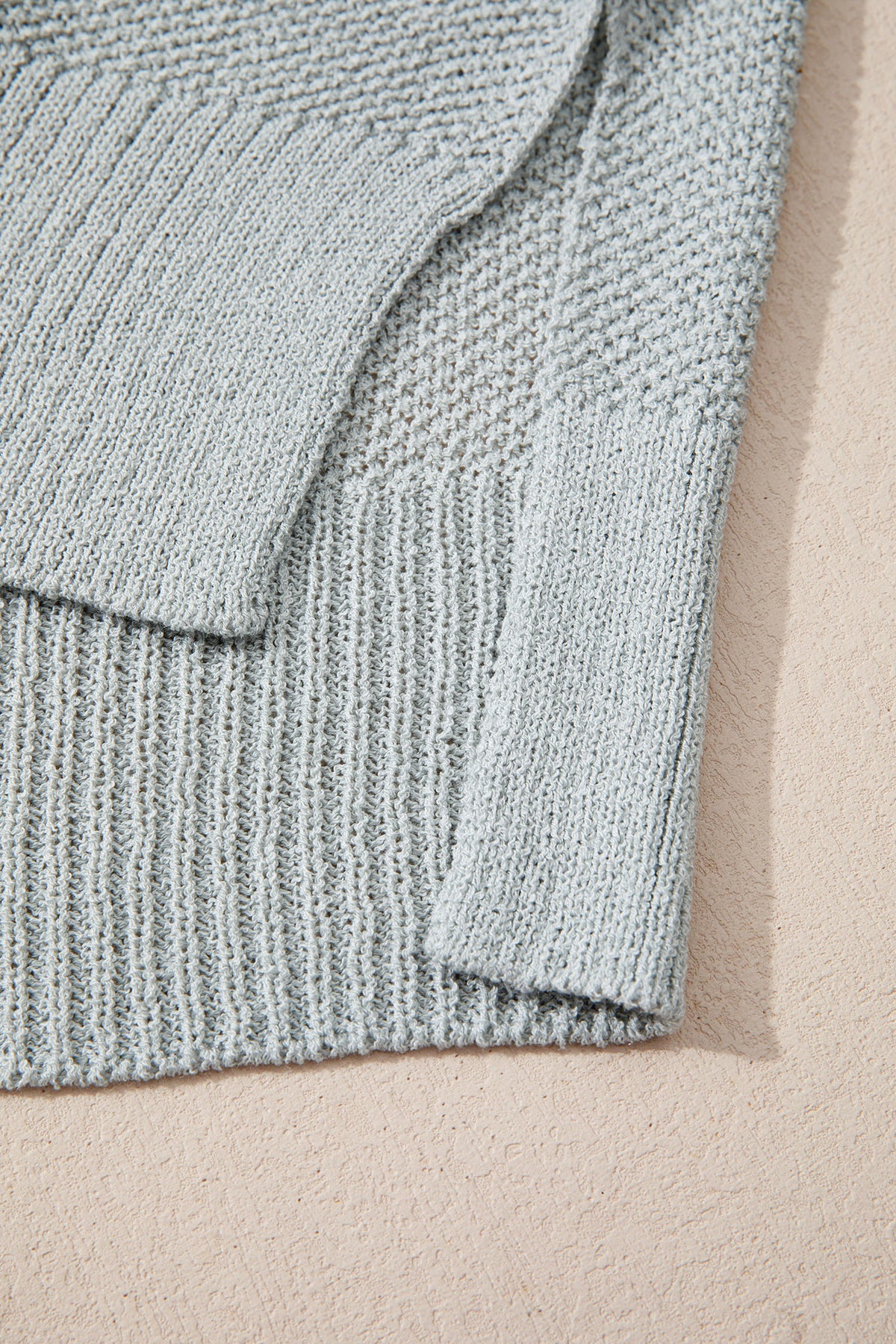 Color Block Knit V Neck Loose Sweater - KaleaBoutique.com