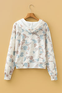 KaleaBoutique Stylish Camouflage Print Relaxed Drawstring Hoodie - KaleaBoutique.com
