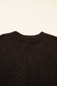 KaleaBoutique Comfortable Heart Metal Button V Neck Cardigan Sweater - KaleaBoutique.com