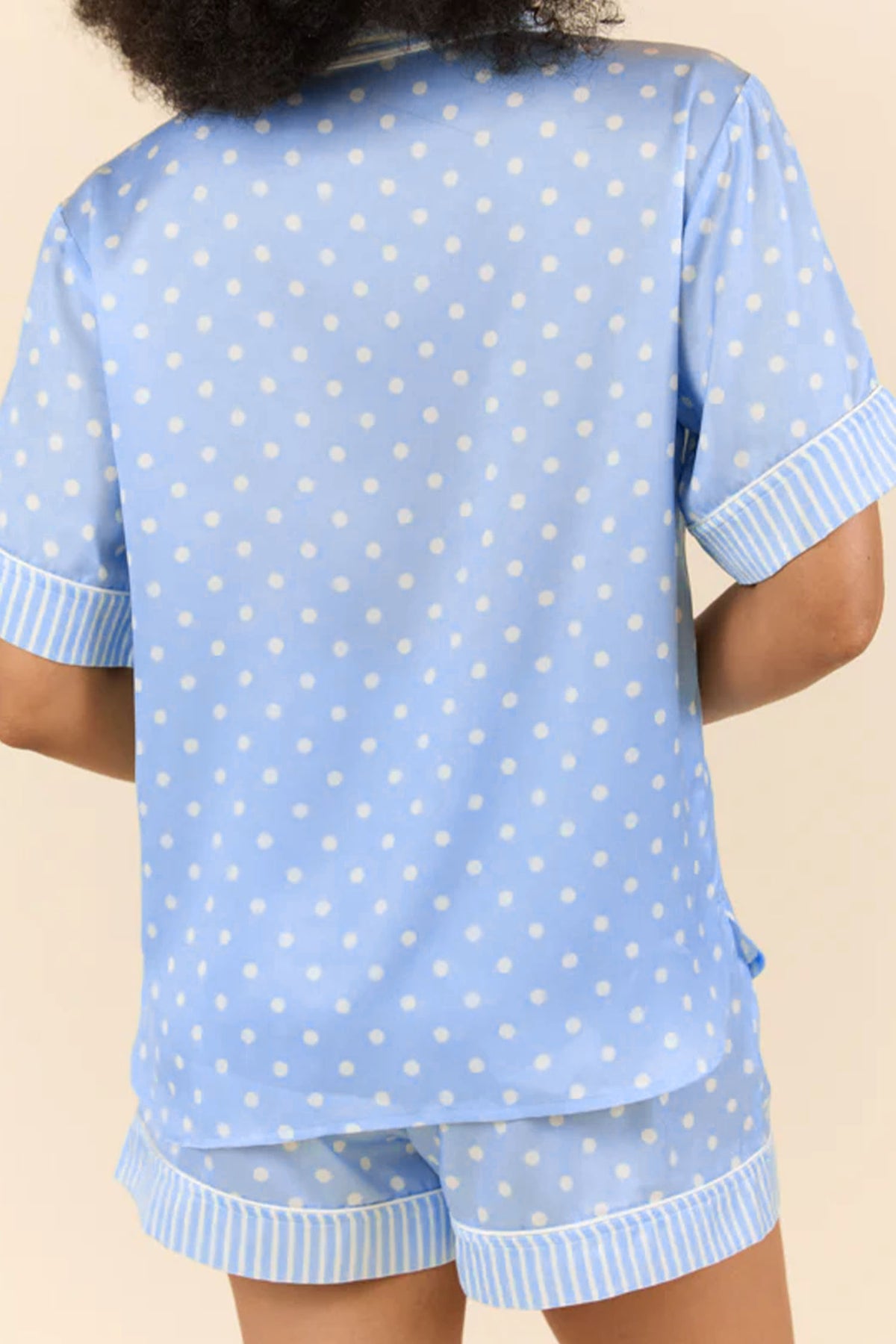 KaleaBoutique Stylish Dotted Print Soft Short Pajama Set - KaleaBoutique.com