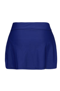 KaleaBoutique Stylish Comfortable Plus Size Navy Blue Skirted Swim Bikini Bottom - KaleaBoutique.com
