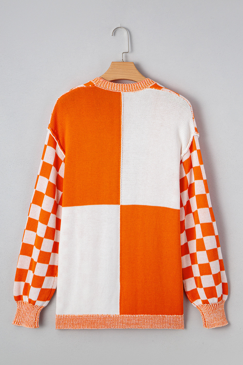 KaleaBoutique Stylish Checkered Open Front Drop Shoulder Cardigan - KaleaBoutique.com