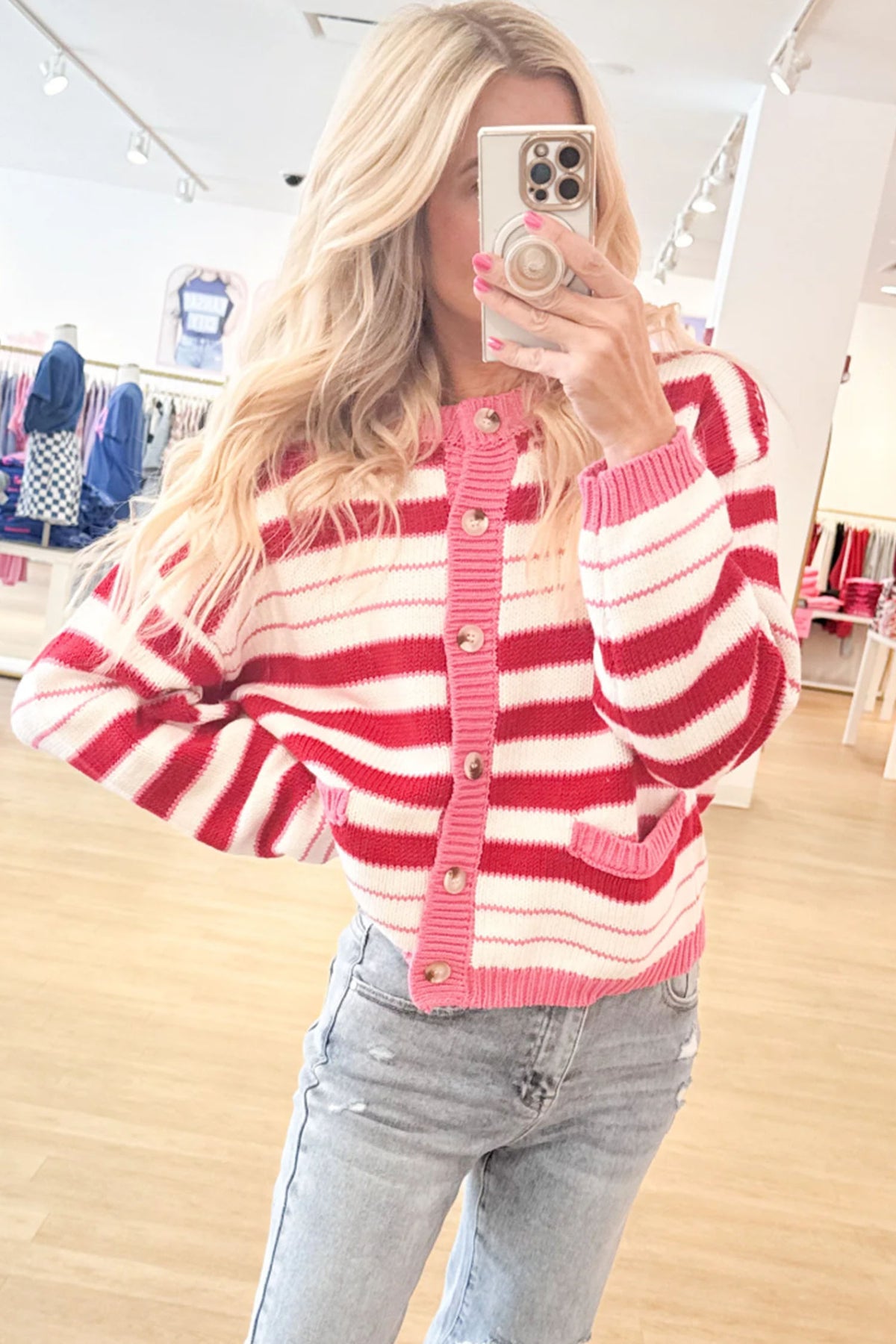KaleaBoutique Stylish V Neck Long Sleeve Regular Fit Cardigan - KaleaBoutique.com