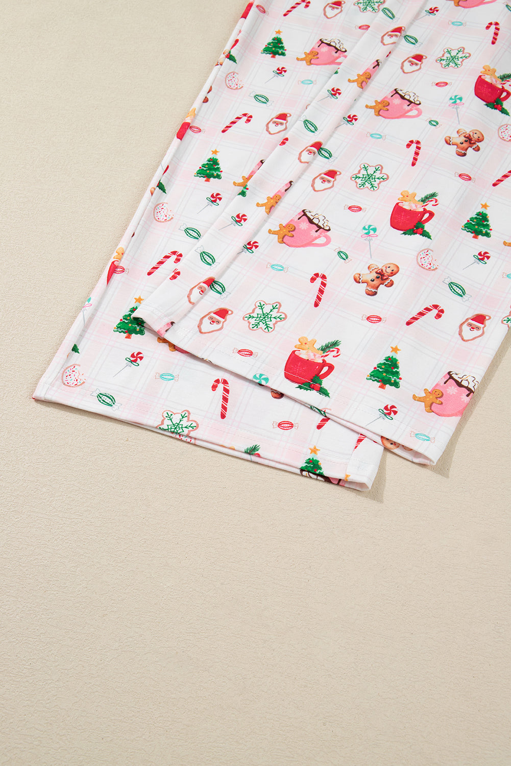 KaleaBoutique Stylish Christmas Spirit Cute Holiday Print Short Sleeve Shirt and Pants 2pcs Pajama Set - KaleaBoutique.com