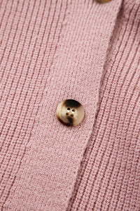 KaleaBoutique Comfortable Mixed Texture Knit Button V Neck Sweater Cardigan - KaleaBoutique.com
