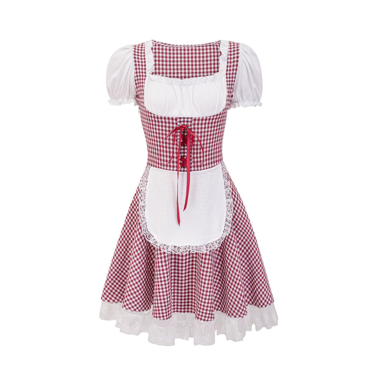 Halloween Retro Plaid Dress Beer Festival Costume - KaleaBoutique.com