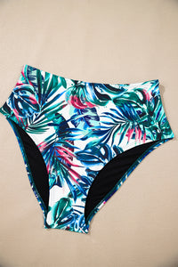 KaleaBoutique Drawstring Tummy Control Mix-and-match 2pcs Tankini Swimsuit