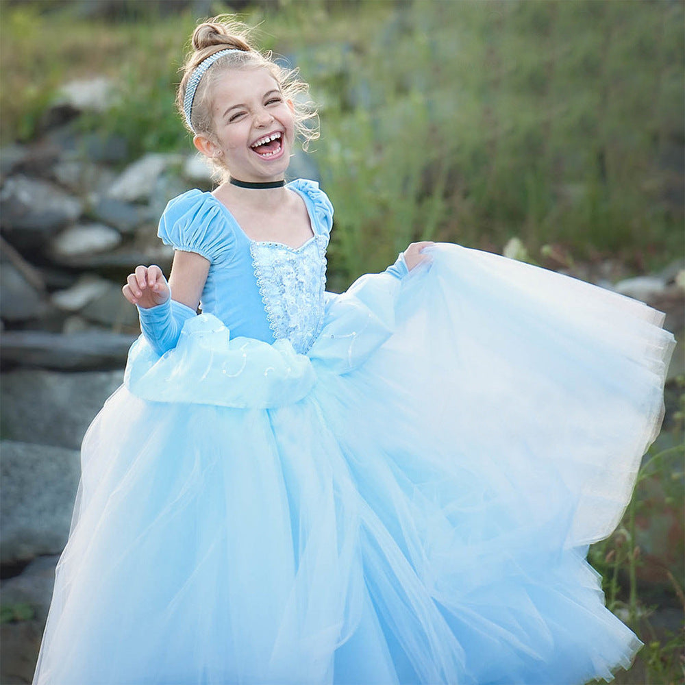 New Christmas Rapunzel Sophia Girls Dress Costume - KaleaBoutique.com