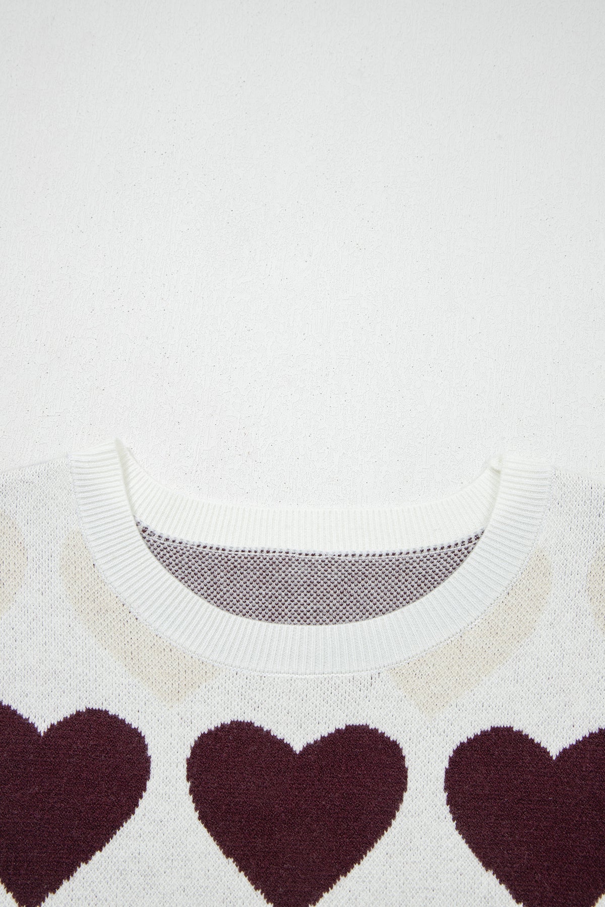 KaleaBoutique Comfortable Valentine Heart Short Sleeve Sweater - KaleaBoutique.com