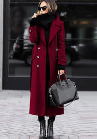 Thick Wool Women's Coat Extended - KaleaBoutique.com