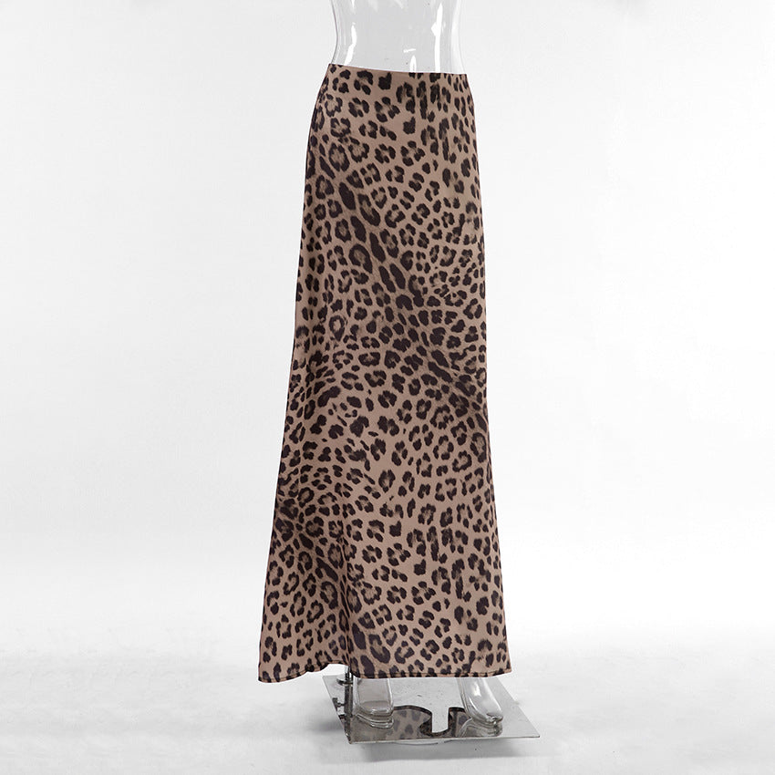 Leopard Print Dress Fashion Mermaid Skirt Womens Clothing - KaleaBoutique.com