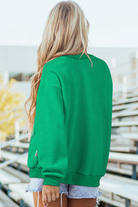 KaleaBoutique Comfortable Oversize Drop Shoulder Reversible Mock Neck Sweatshirt - KaleaBoutique.com