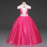 Princess Dress Inserted Beads Bright Silk Performance Dress - KaleaBoutique.com