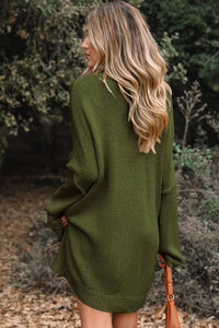 KaleaBoutique Comfortable Oversize Drop Shoulder Slouchy Sweater Dress - KaleaBoutique.com
