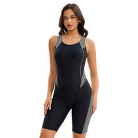 Women Colorblock Scoop-Neck One-Piece Swimsuit with Shorts - KaleaBoutique.com