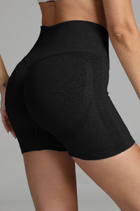 KaleaBoutique Solid Color High Waist Skinny Active Shorts - KaleaBoutique.com