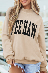 KB Apricot Howdy Yeehaw Reversible Western Sweatshirt - KaleaBoutique.com