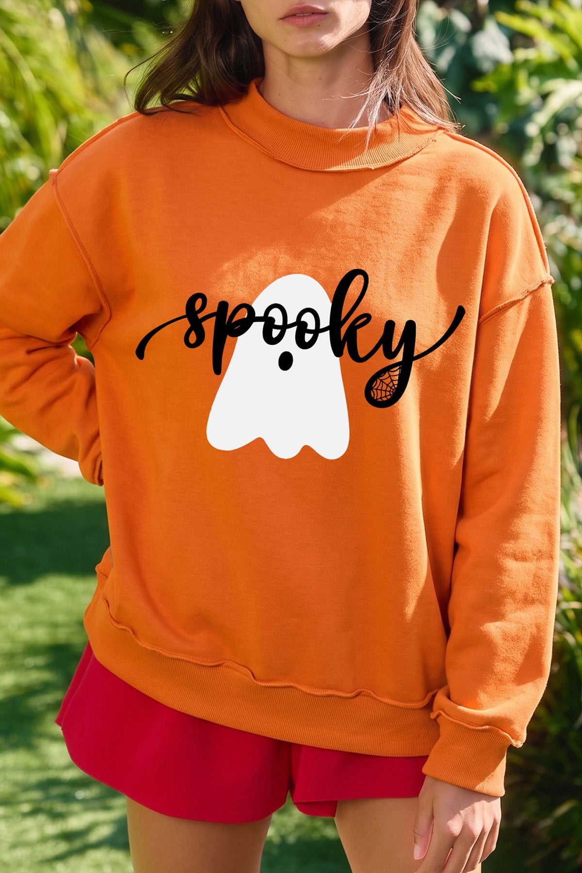 Carrot Reversible Ghost BOO Halloween Sweatshirt - KaleaBoutique.com