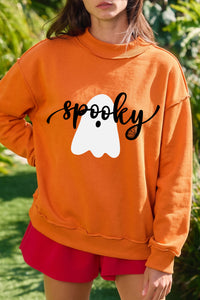 Carrot Reversible Ghost BOO Halloween Sweatshirt - KaleaBoutique.com