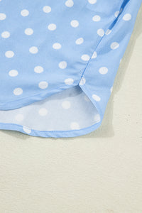 KaleaBoutique Stylish Dotted Print Soft Short Pajama Set - KaleaBoutique.com