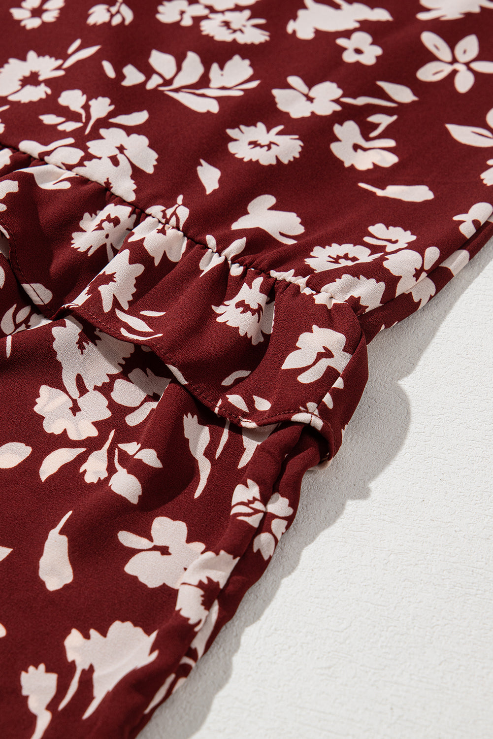 KaleaBoutique Comfortable Floral Print Long Sleeve Square Neck Smocked Maxi Dress - KaleaBoutique.com
