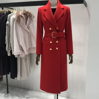 New fashion style long thick woolen coat - KaleaBoutique.com